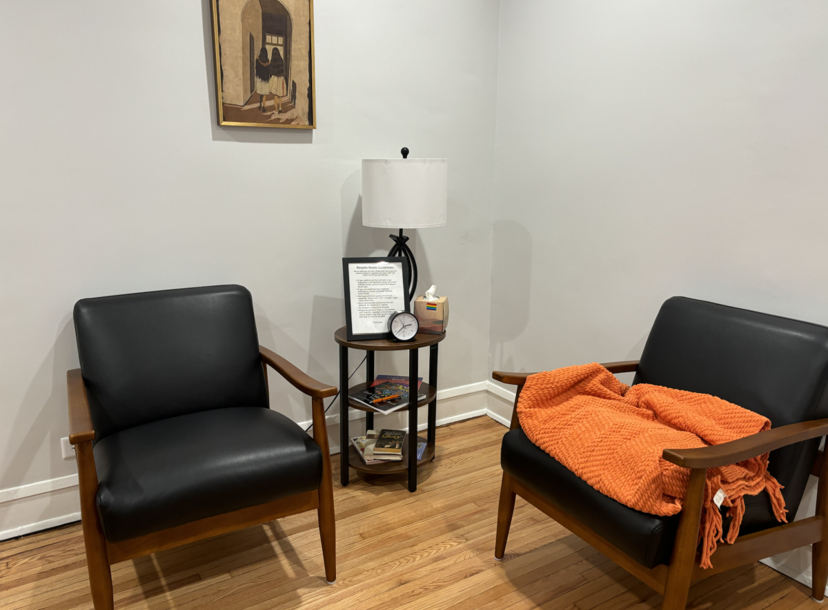 Three bedrooms in the house were converted into respite rooms, where individuals can speak one-on-one with trained recovery support specialists.